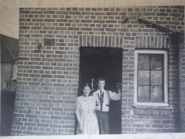 Albert Davis with his Mum Edith